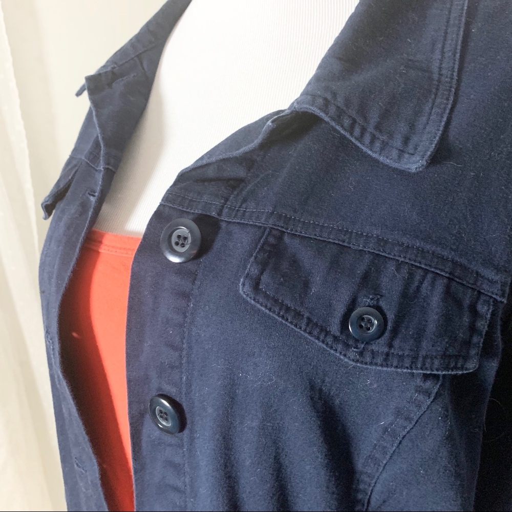 Navy blue jacket, 1X - Picture 2 of 3